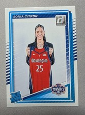 2025 Panini WNBA Donruss Basketball Sonia Citron Mystics Rated Rookie Base #87
