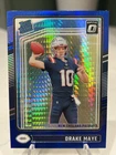 2024 Donruss Optic Football - Drake Maye Blue Hyper Prizm Rated Rookie Patriots