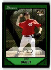 2007 Bowman Draft #BDP46 Homer Bailey Rookie Cincinnati Reds RC