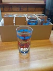 New Vintage Pepsi Cola 1970's Tiffany Style Glasses Stained Glass Set of 7