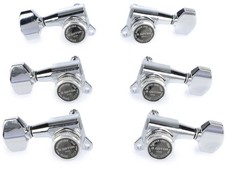 Gotoh SG381-07 MG-T Locking Tuning Machine Set - 3 3, Chrome