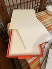 Vintage MCM Space Age Modular Plastic Stacking Orange Organizer Set Of Drawers — photo 5