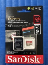 Sandisk Extreme Micro SD Memory Card 128GB Real Original with Adapter New