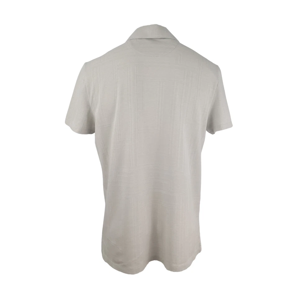 Express Men's Textured Knit Johnny Collar Polo Shirt Size L - Image 4 of 4