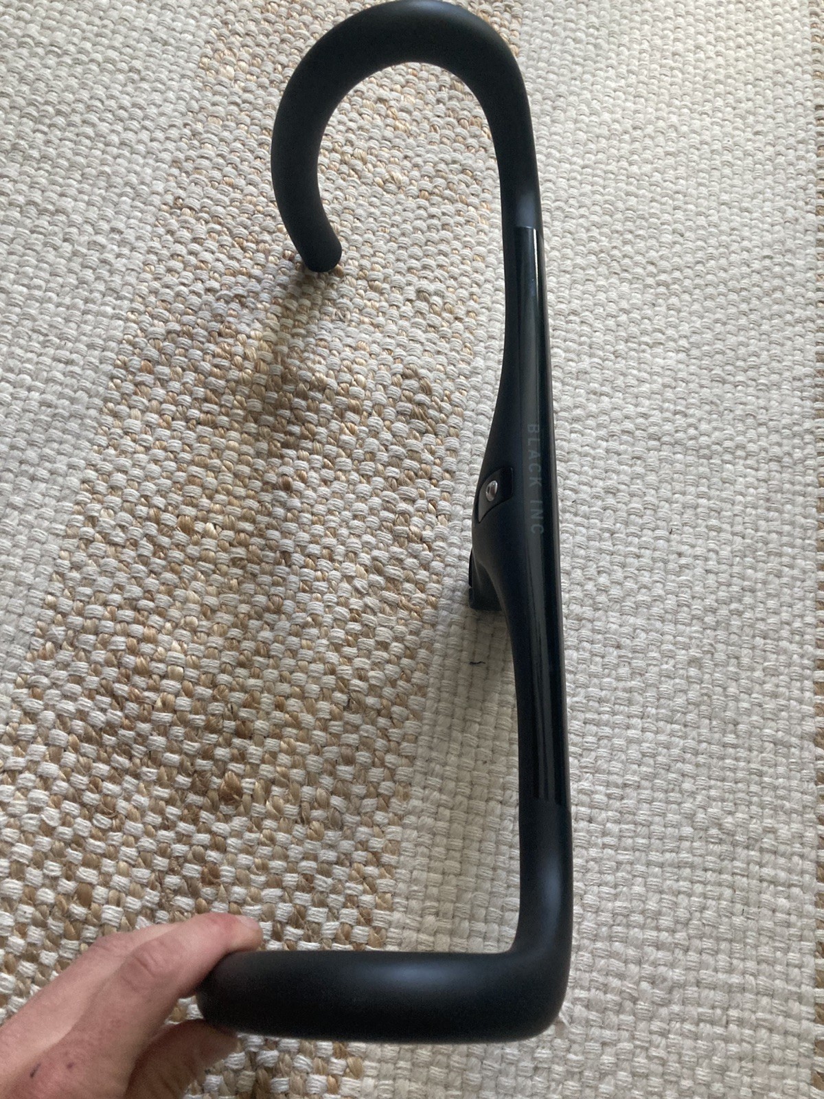 Black Inc integrated handlebar 100 mm x 38 cm road gravel bike carbon barstem