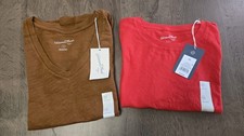Universal Thread Women's Short Sleeve Tops Red Rust XS 2 Pc