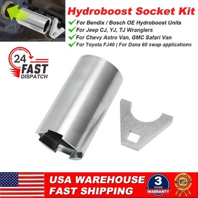 For Bendix / Bosch Jeep Chevy Astro Hydroboost Large 4 Point Nut Socket Kit 4''