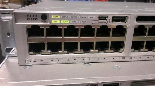 Cisco WS-C3850-48PW-SZ Catalyst 3850 48 PoE+ 48-Port Layer 3 Switch - Photo 2/7