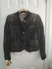 DKNY Black Jeans denim jacket, vintage looks, size Medium