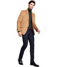Tommy Hilfiger Mens Modern Fit Corduroy Two Button Blazer Jacket