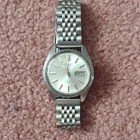 Vintage Seiko Automatic Men's 17 Jewels Day/Date Silver Dial  Bracelet 7006-8007