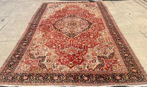 ANTIQUE SERAPI HERIZ 19th CENTURY GREAT CONDITION  SIZE    11' ' 5" x  1 8'