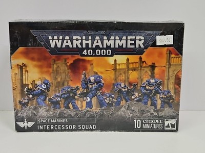 Intercessor Squad Space Marines - Warhammer 40k - 48-75 New Sealed 10 Miniatures
