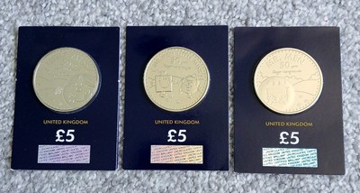 Mr. Men Little Miss £5 Münze Fünf Pfund Kleingeld Schecker KOMPLETTSATZ Royal Mint
