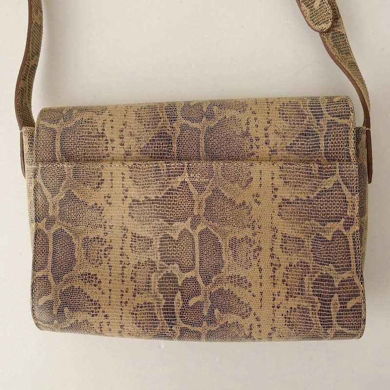 A.P.C. Python pattern leather shoulder bag [Used]… - image 6