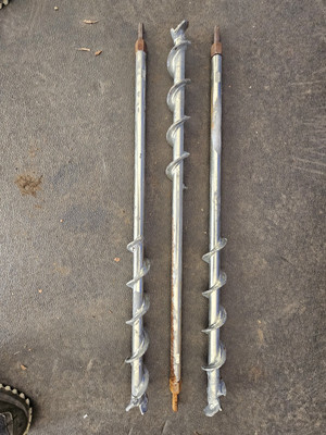 AMS Flighted Auger (with 1/2'' adapter) - 2 inch Auger Diameter 