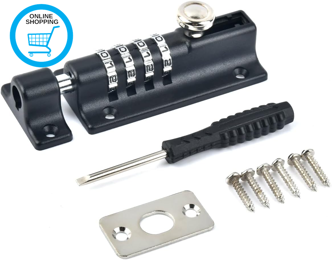Combination Bolt Lock, Combination Locking Bolt 120Mm Combi-Bolt 4 Digit Sliding