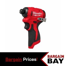 Milwaukee M12BLIDRC-0 M12 12V Cordless Brushless Compact Impact Driver Bare Unit