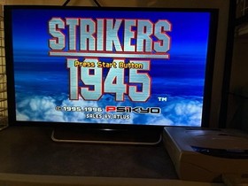 STRIKERS 1945 Sega Saturn SS Japan Import STG Shoot Em Up Game Tested Working