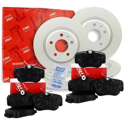 TRW Bremsscheiben Ø294mm + Beläge vorne + hinten passend für VW California T4