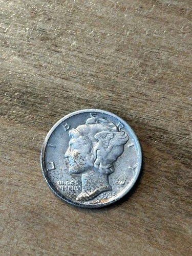 1935D Mercury Dime XF