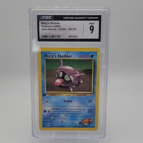Misty's Shellder (1st Edition) graded CGC 9 for sale on eBay