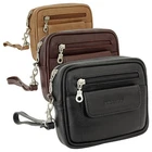 Branco Leather Men's Wristlet Waist Bag Black | Brown | Beige Natural