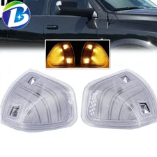 LED Side Mirror Turn Signal Lights For Dodge Ram 1500 2500 3500 Clear Lens US