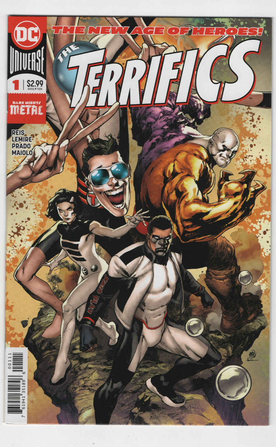 The Terrifics #1 1st Appearance App of the Team James Gunn 2018 DC Comics DCU