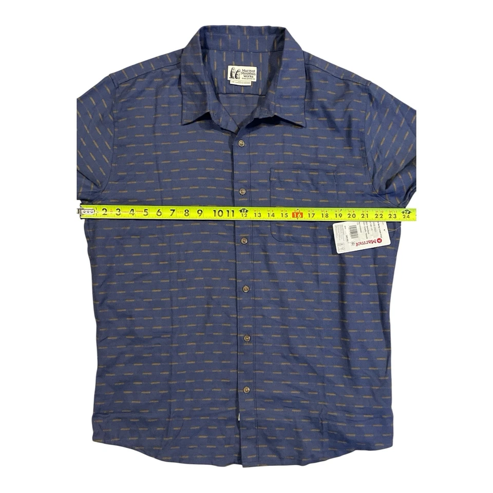 Marmot Мужская новый с Ярлыками Fairfax темно-синий легкий большой фланель - Изображение 2 из 4