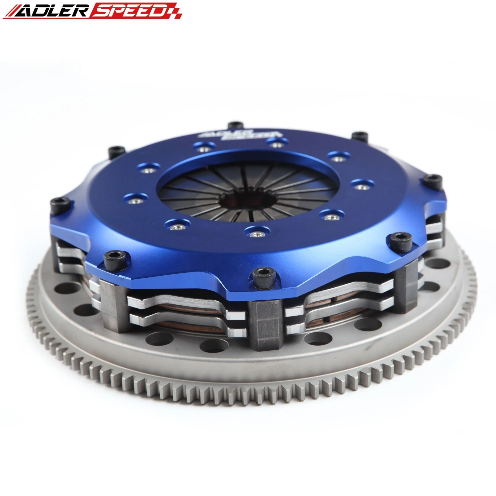 ADLERSPEED Clutch Disc 167480014416 &ndash; Ceramic Disc style: Rigid hub Disc size: 8.5" (215mm) Disc Spline: 1-1/8" x 10 Clutch Type: Push Style Release mechanis Clutch cover: Aircraft high quality alu Release bearing: Include Alignment tool: Not include Disc quantities: 2 Disc Diameter: 8.5" (215mm) OE/OEM Part Number: Does Not Apply Type: Clutch Kit Number of Teeth: 10 UPC: Does not apply Country of Origin: China &ndash; Fits BMW 323 325 328 E36 M50 M52 thumbnail 5