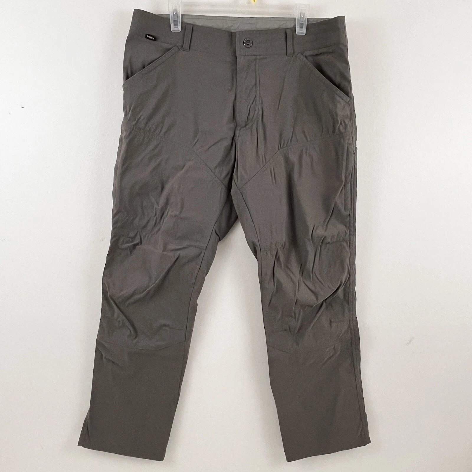 Kuhl Hiking Pants Mens 36x30 Mesh Pockets Nylon Lightweight Stretch Chino