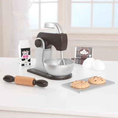 Kidkraft Espresso Backset | Spielküche Zubehör Set | Spielzeugmixer