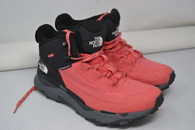 The North Face VECTIV Exploris Mid FUTURELIGHT Fiesta Red Pink Hiking Women 10.5