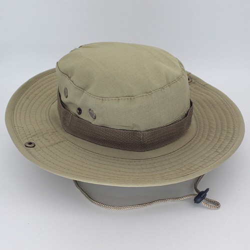 British Army Military Camo Boonie Hat Men Jungle Bush Sun Caps Hiking Fishing - Picture 9 of 18