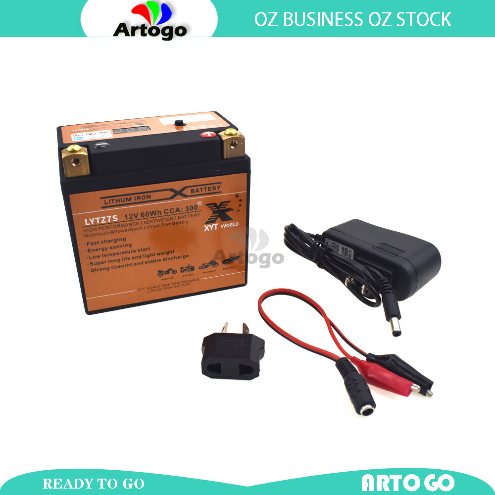 Lithium BATTERY LYTZ7S 12V 60Wh Fit Kawasaki 1000cc ZX10R non ABS 2011