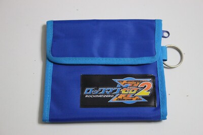 Rockman Zero 2 (Mega Man) Geldbörse - Blau von CAPCOM aus Japan Sehr Selten/ ...