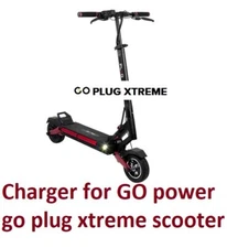 AC ADAPTER battery charger  For GoPower Plug Xtreme city runner Scooter HKT 12mm