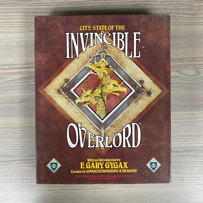 CITY-STATE OF THE INVINCIBLE OVERLORD RPG ROLLENSPIEL SET 101 1987 MAYFAIR SPIELE