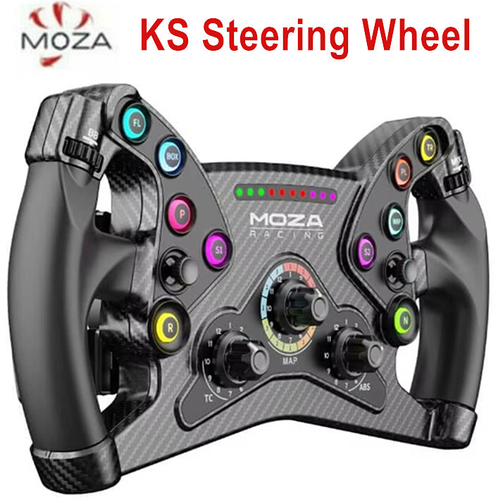 MOZA KS ステアリング MOZA KS GT Wheel | 300mm Butterfly Rim, Hall Sensor Paddles
