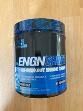 EVL Evlution Nutrition ENGN Shred PreWorkout Fat Burner Blue Raz - 30 Servings