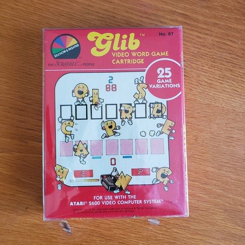 EXTREMELY RARE GLIB COMPLETE IN BOX WITH PROTECTIVE COVER FOR ATARI 2600 - Picture 1 of 8