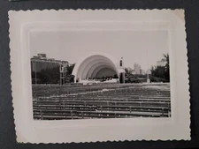 Photo ancienne Snapshot  Chicago Illinois august   1960 tirage argentique 