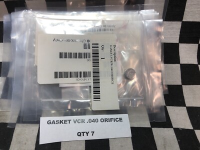 SWAGELOK GASKET VCR .040 ORIFICE, SS-8-VCR-2, NI-4-VCR-2-GR-VS BIG 