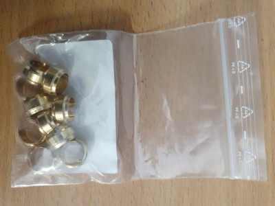 10x Brass Compression Olives Barrel Plumbing Tube Pipe Olive Metric /& Imperial