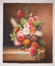 "Still Live", Original Impressionism Fine Art Oil on Canvas, 24"x20"