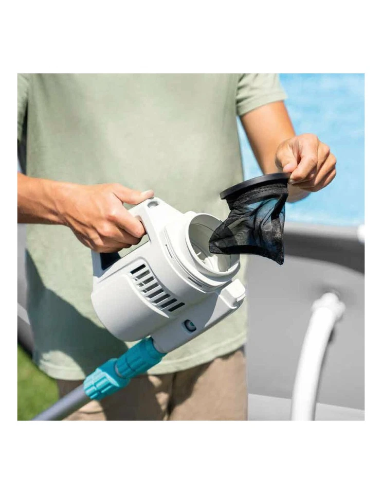 Poolsauger INTEX ZR200 Pool Akkusauger Bodensauger + Stange + LED + Mikrofilter - Bild 4 von 4