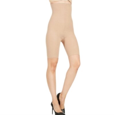 Spanx Assets by Sara Blakely Hi-Waist Mid-Thigh Shaper Size 3 Nude New