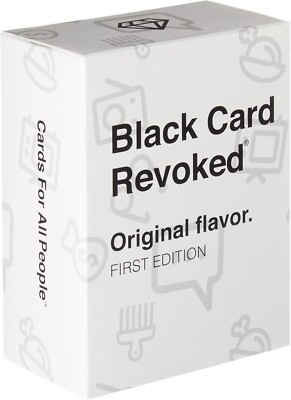 how to play black card revoked first edition Original Flavor Fifth (Sold Out - Restock Notification Only) Black Card Revoked First Edition