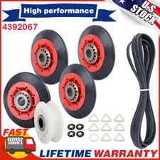 Dryer Maintenance Kit For Whirlpool Cabrio Duet Kenmore HE5 Maytag 3000 Series